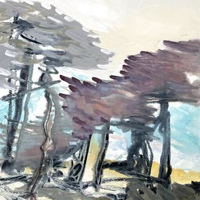 Gemälde, Les promenades 7, Nicolas Gasiorowski