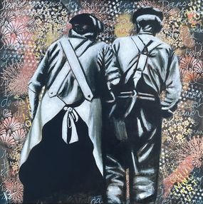 Gemälde, En chemin, Véronique Baleste