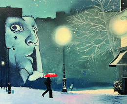 Painting, Chut, il neige !, Eric Turlot