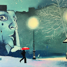 Painting, Chut, il neige !, Eric Turlot