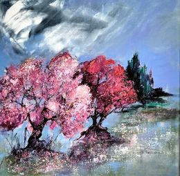Peinture, Eclair d'azur, Patricia Ritschard