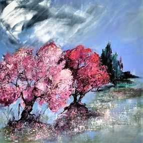Peinture, Eclair d'azur, Patricia Ritschard
