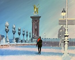 Painting, Une écharpe rouge, Eric Turlot
