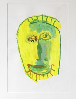 Painting, Portrait Basquiaise N°2, Sylvain Copete