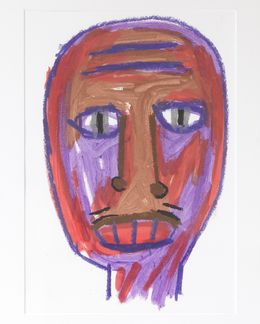 Painting, Portrait Basquiaise N°7, Sylvain Copete