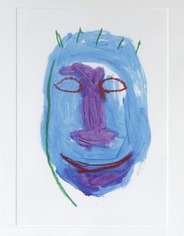 Painting, Portrait Basquiaise N°1, Sylvain Copete