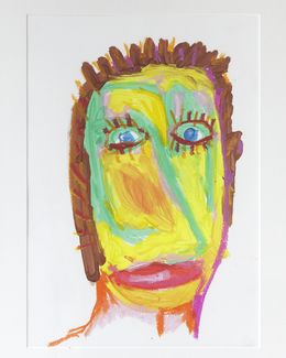 Painting, Portrait Basquiaise N°4, Sylvain Copete