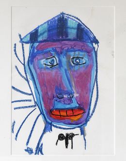 Painting, Portrait Basquiaise N°8, Sylvain Copete
