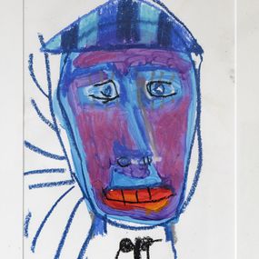 Gemälde, Portrait Basquiaise N°8, Sylvain Copete