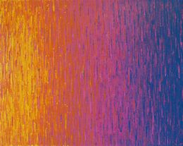 Pittura, Fondu de couleurs jaune rose bleue, Jonathan Pradillon