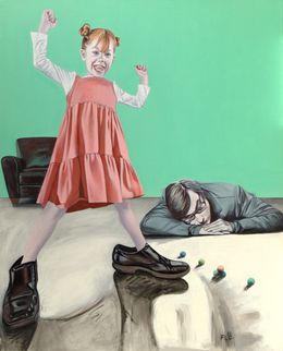 Painting, Qu'est ce qu'on attend 3, Flo Jaouen