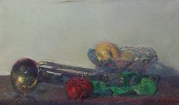 Gemälde, Rosa y Trompeta, Sola Puig