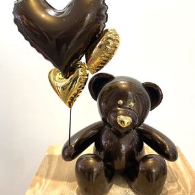 Scultura, Teddy Love marron chrome or, Nicolas Krauss