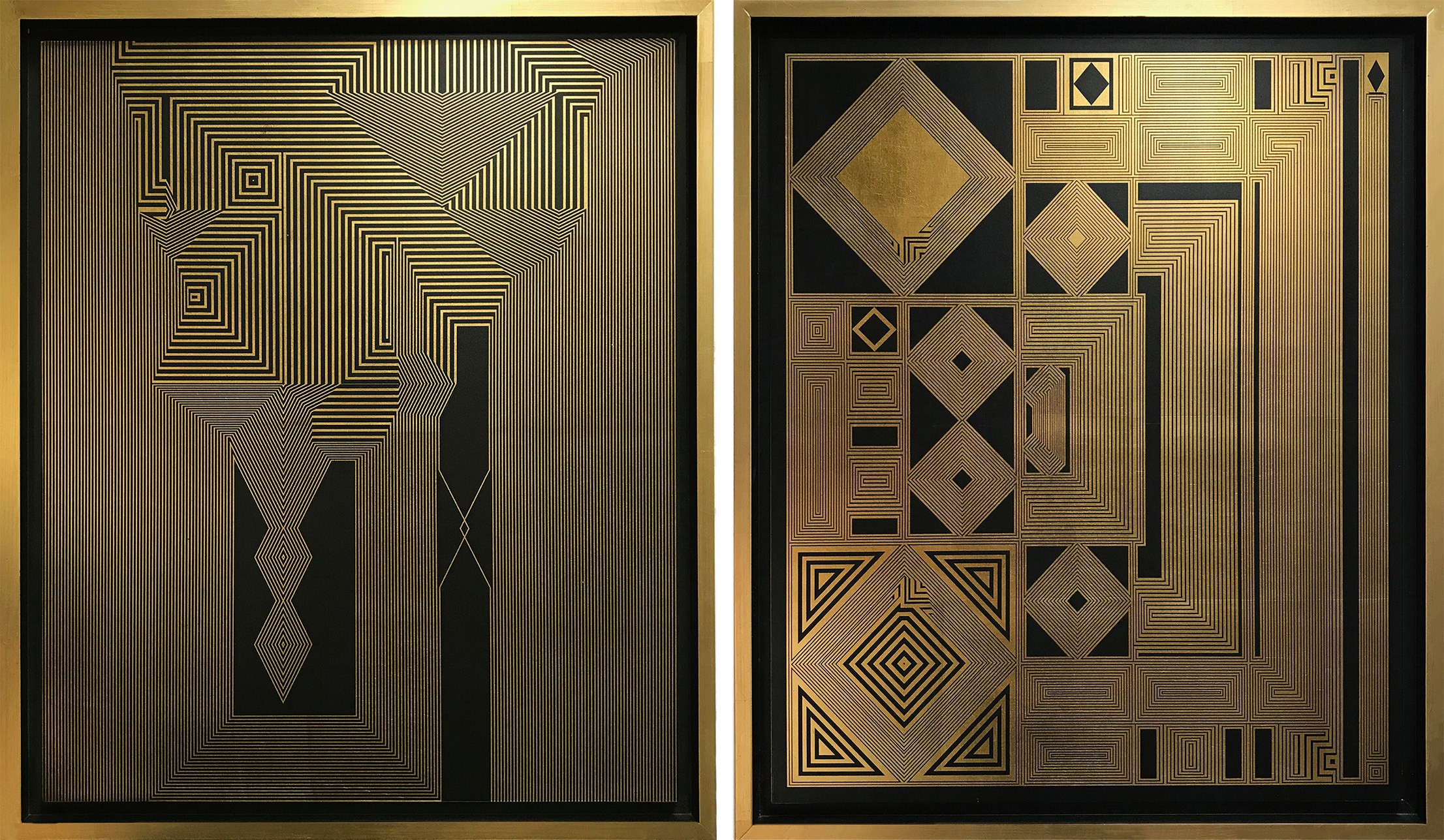 Francisco Larios, Untitled 26 and Untitled 24 From the Mexican Ryoan-ji Series Francisco Larios, Untitled 26 and Untitled 24 From the Mexican Ryoan-ji Series