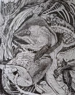 Fine Art Drawings, I Feel Like I've Been Torn to Pieces, Iryna Burda