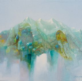 Painting, Illimani V, Ramiro Machaca