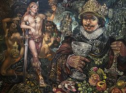 Painting, Feast, Alexander Litvinov