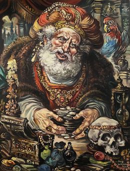 Painting, Usurer, Alexander Litvinov