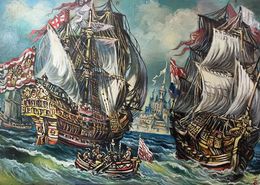 Peinture, 18th century ships, Alexander Litvinov