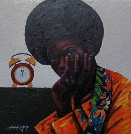Gemälde, Inmate of Time, Bakare Abubakri-sideeq Babatunde