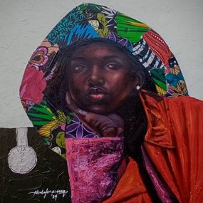 Peinture, Inmate of time II, Bakare Abubakri-sideeq Babatunde