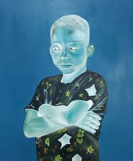 Painting, Table for me, Mayowa Adekile