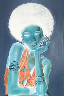 Painting, Fear no evil, Mayowa Adekile