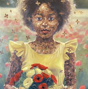 Peinture, Blossom within, Temitope Ojumoro