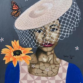 Peinture, Maiden in Veil, Oyeleye Feranmi