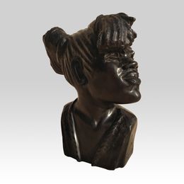 Sculpture, Young lady, Caleb Samhere
