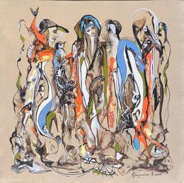 Peinture, Mythical Tribe, Harutyun Aghajanyan