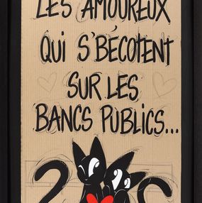 Peinture, Bancs publics, Catzpunk