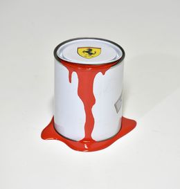 Sculpture, Champions' painting "Ferrari", Yannick Bouillault