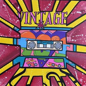 Peinture, Vintage music, Sebastien Beaulieu