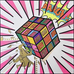Gemälde, Rubik’s cube, Sebastien Beaulieu