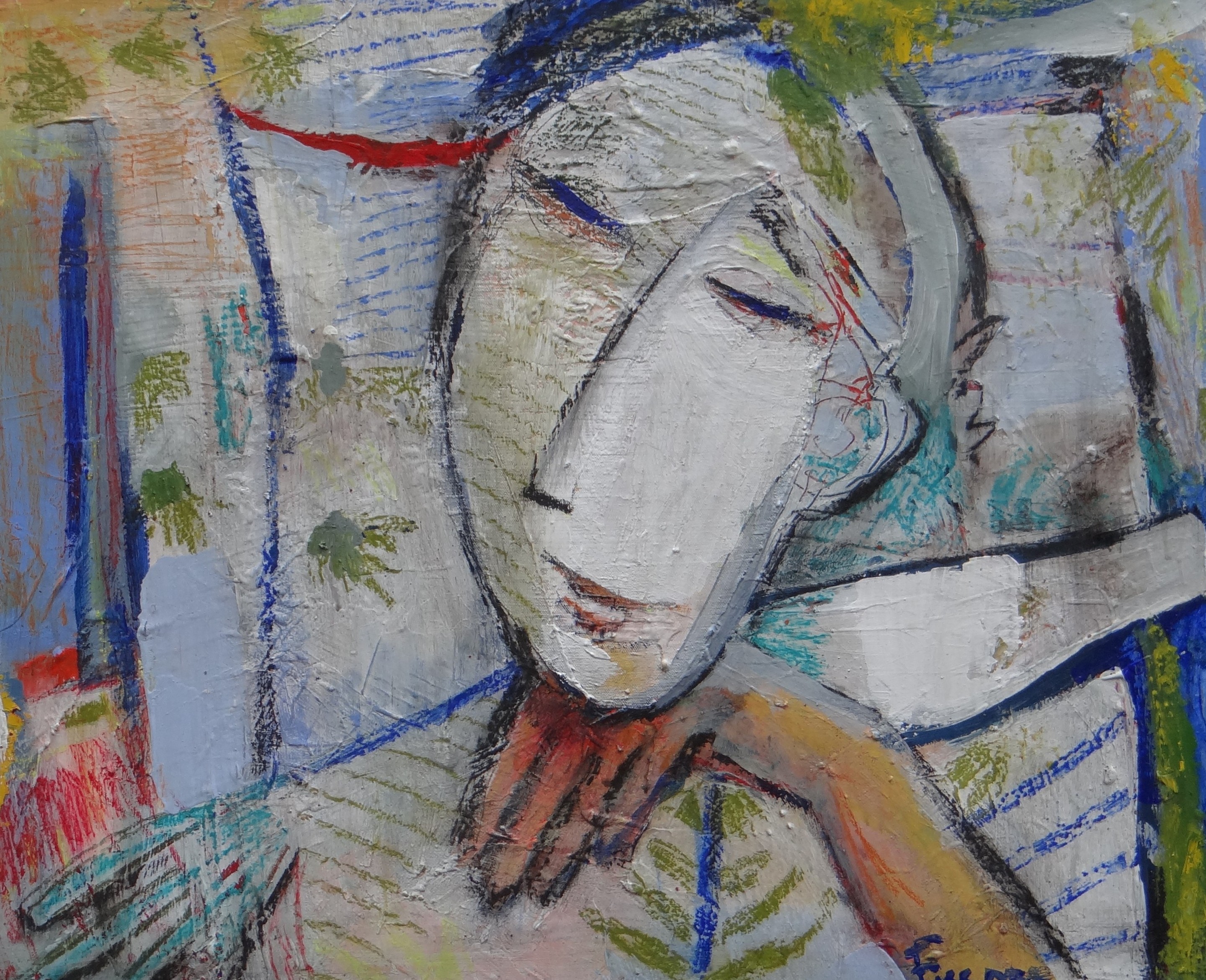 Philippe Fissore, Printemps, début de journée dans le jardin Philippe Fissore, Printemps, début de journée dans le jardin