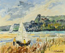 Painting, Omonville-la-Rogue, Jean Levasseur
