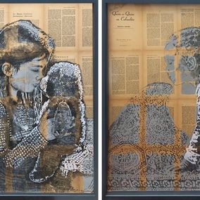 Pittura, Aprender a caminar y salir del pozo gravitacional, Diptych, Ivan Castiblanco