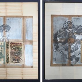 Painting, Después de la Data, Diptych, Ivan Castiblanco