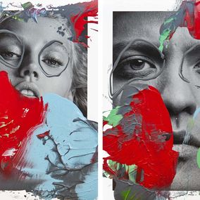 Photography, Muse and Bruno Mars, Portraits Intervened by the artists., Hunter & Gatti