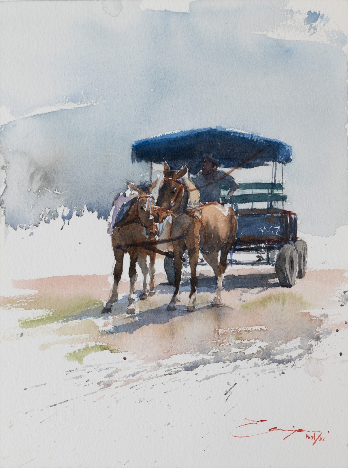 Edgar Quispe, Horse cart Edgar Quispe, Horse cart