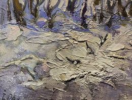 Painting, Magpies Are Pecking, Ivanyuk Oleksiy