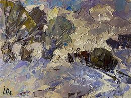 Painting, Covered with Snow, Ivanyuk Oleksiy