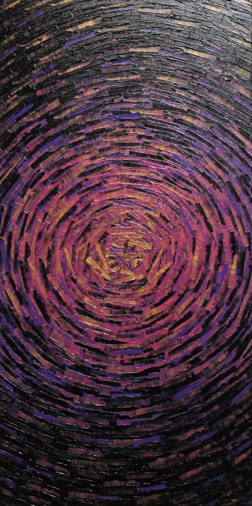 Jonathan Pradillon, Éclat fragmenté or violet Jonathan Pradillon, Éclat fragmenté or violet