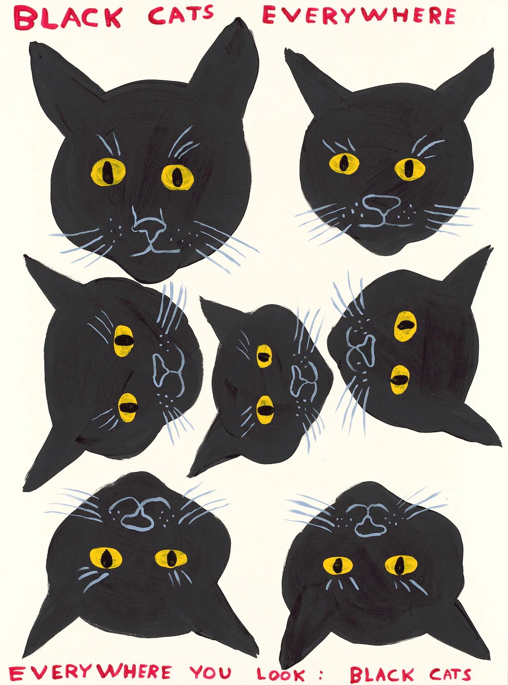David Shrigley, Black Cats Everywhere David Shrigley, Black Cats Everywhere