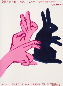 Print, Before you can entertain others, David Shrigley