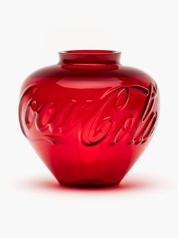 Sculpture, Coca-Cola Glass Vase, Ai Weiwei