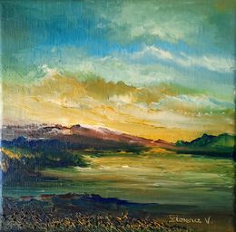 Painting, Les lendemains, Florence V. Henric