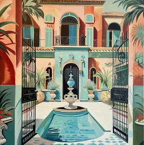 Gemälde, The garden of our love, Lilly Muth