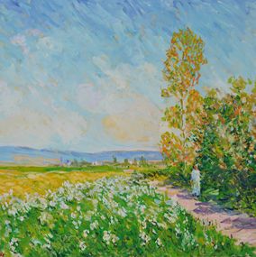 Peinture, Prairie N°3, Patrick Marie